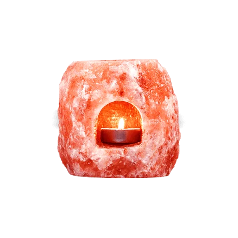 Salt candle holder