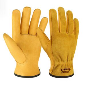 Leather Gardening Working Gloves