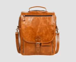 Handle Leather Backpacks