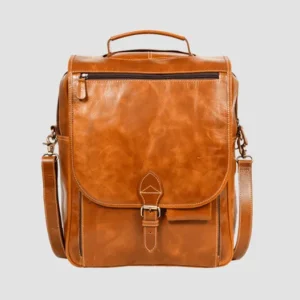 Handle Leather Backpacks